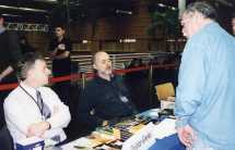 Christian Grenier et David Brin<BR>Utopiales 2002<BR>(  Fabienne Rose)