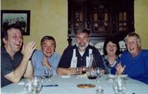 Salon du livre de Gaillac (Octobre 2005)<BR>Manchu, Christian, Alain Grousset, Danielle Martinigol, Annette